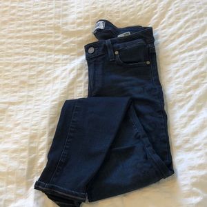 Dark wash Paige Verdugo ankle jean